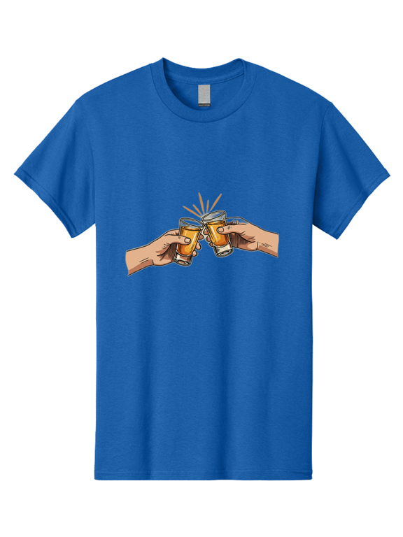 Cheers-3 Mens Graphic Tee, 100% Cotton, Casual Summer Wear BAA285