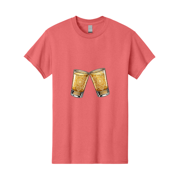 Cheers-4 Mens Graphic Tee, 100% Cotton, Casual Summer Wear BAA286