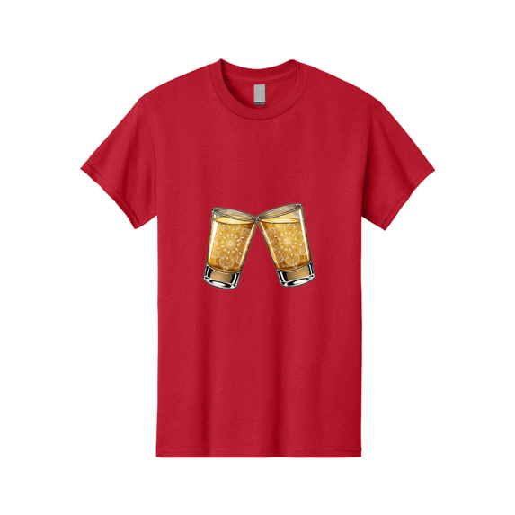 Cheers-4 Mens Graphic Tee, 100% Cotton, Casual Summer Wear BAA286
