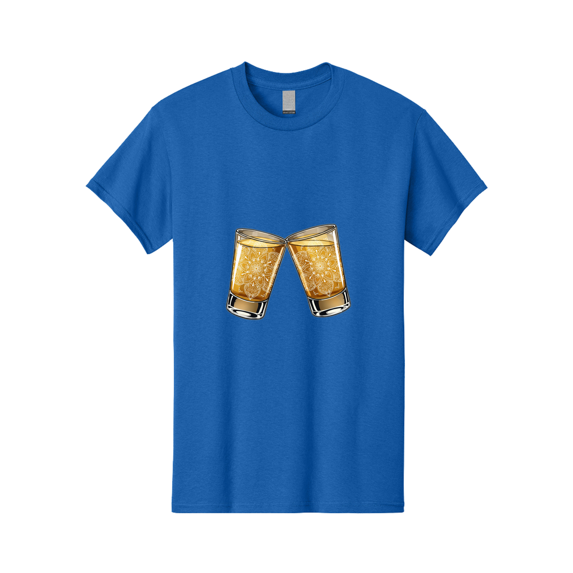 Cheers-4 Mens Graphic Tee, 100% Cotton, Casual Summer Wear BAA286