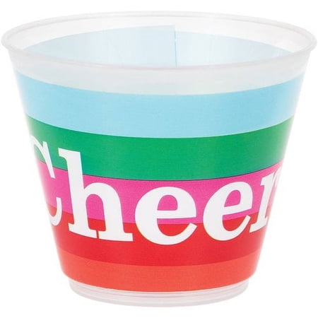 Cheers 9 oz. Plastic Cocktail Glasses 12 Per Pack