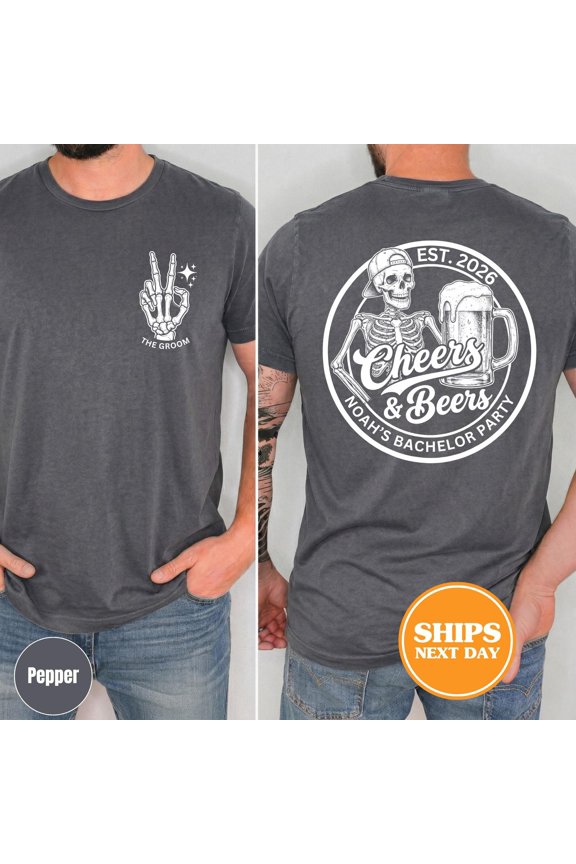 Cheers And Beers Shirt Bachelor Party Shirts Groom Shirt Groomsmen Gifts Groomsman Gifts B