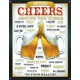 thumbnail image 1 of Cheers Around The World Beer Tin Sign, 1 of 1
