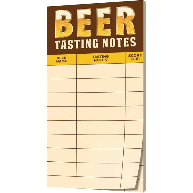Cheers & Beers Beer Tasting Score Sheets, 1Pack