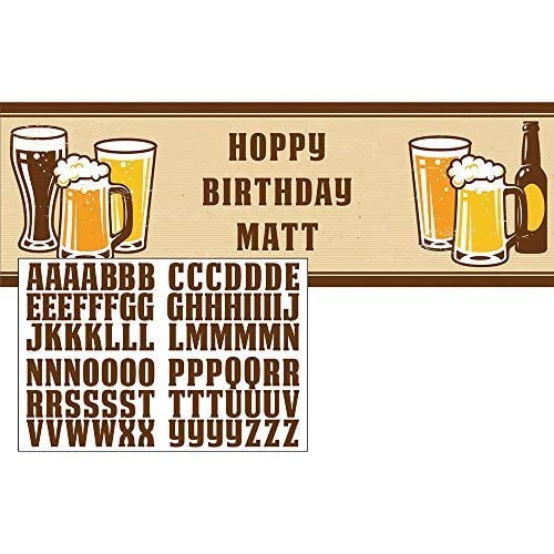 Cheers & Beers Giant Party Banner, 1-Pack