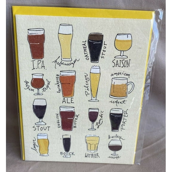 Cheers Blank Greeting Card w/Envelope NEW