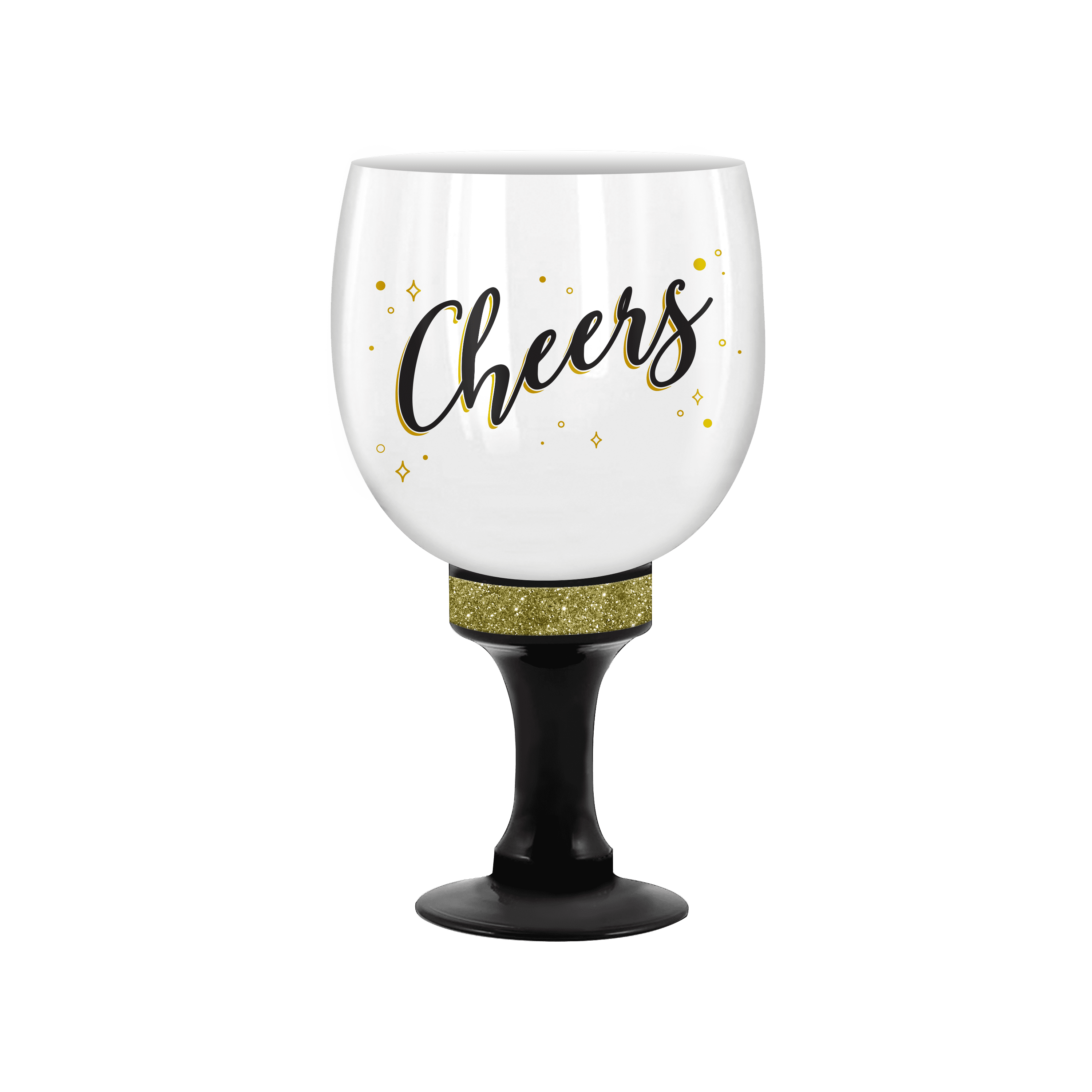 Cheers Boxed Gold 40oz Glass Goblet - Walmart.com