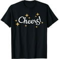 thumbnail image 1 of Cheers Cheer Alphabet Printed T-Shirt New Year's Gift, 1 of 3