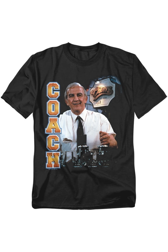 Cheers Men's Coach T-shirt X-Large Black