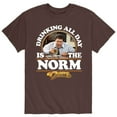 thumbnail image 1 of Cheers - Drinking All Day Is The Norm  - Men's Short Sleeve Graphic T-Shirt, 1 of 3