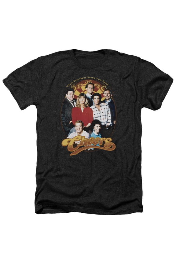 Cheers - Group Shot - Heather Short Sleeve Shirt - XX-Large
