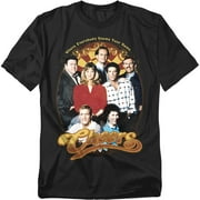 Cheers Group Shot Mens Short Sleeve Shirt