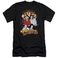 thumbnail image 1 of Cheers Group Shot Premium Canvas Adult Slim Fit 30/1 T-Shirt Black, 1 of 1