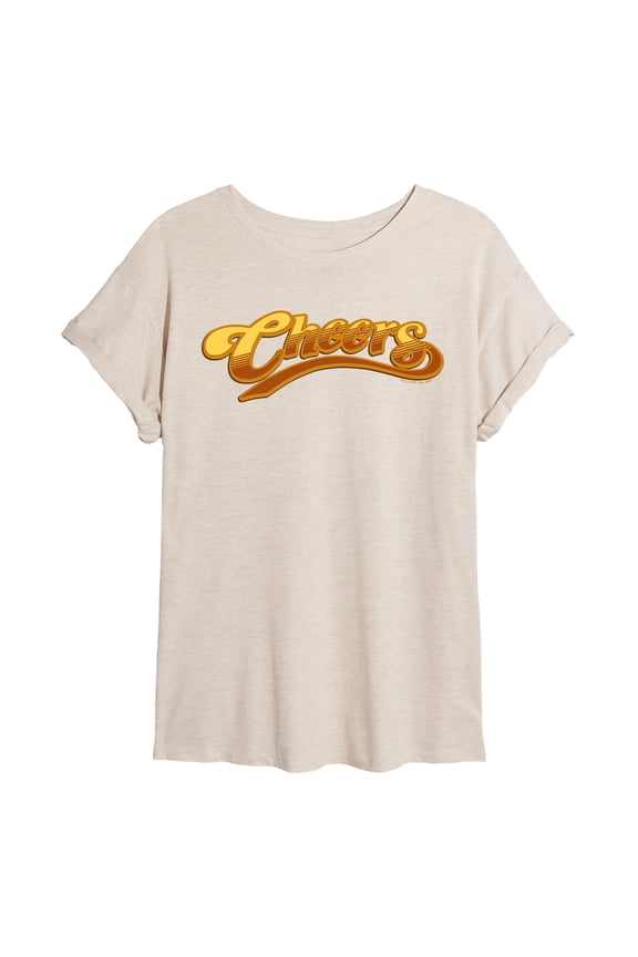 - Large Logo - Juniors Oversized Graphic T-Shirt