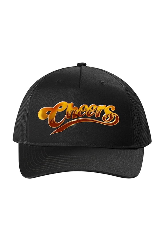 Cheers Logo 5 Panel Printed Trucker Cap