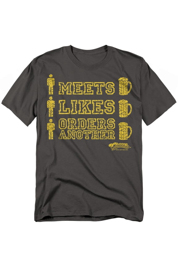 T-Shirt Man Meets Beer Unisex Graphic Tee For Men & Women