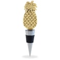 thumbnail image 1 of Cheers Metal Wine Stoppers 5 Inch, Cute Kitchen Decor Champagne Bottle Stopper, Wine Preserver Topper Engagement Gifts, Wine Lovers, Decorative Home Decor & Kitchen Accessories - Gold Pineapple, 1 of 7