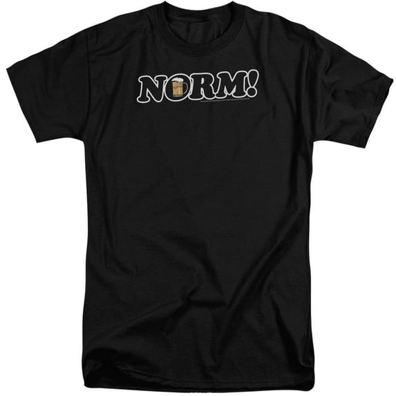 Cheers Norm! Adult Tall T-Shirt Black