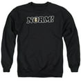 thumbnail image 1 of Cheers Norm! Adult Crewneck Sweatshirt Black, 1 of 2