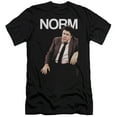 thumbnail image 1 of Cheers Norm Premium Canvas Adult Slim Fit 30/1 T-Shirt Black, 1 of 1