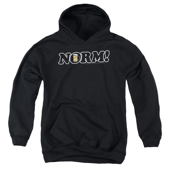 Cheers - Norm! - Youth Hooded Sweatshirt - X-Large