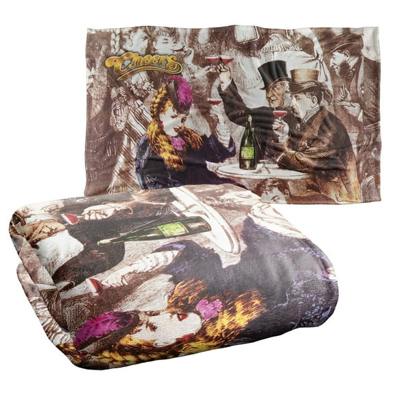 Cheers Old Fashioned Silky Touch Super Soft Throw Blanket 36" x 58"