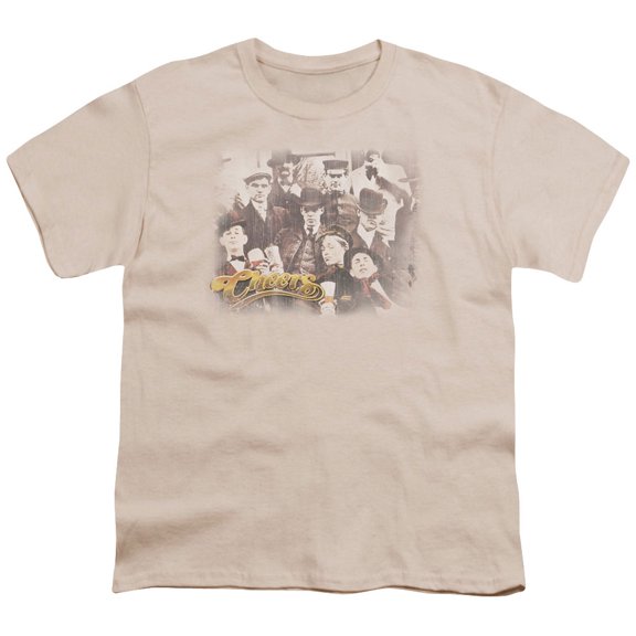 Cheers Opening Distressed Youth 18/1 T-Shirt Cream