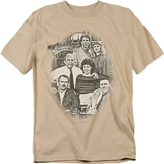 Cheers Original Cast Officially Licensed Adult T-Shirt L