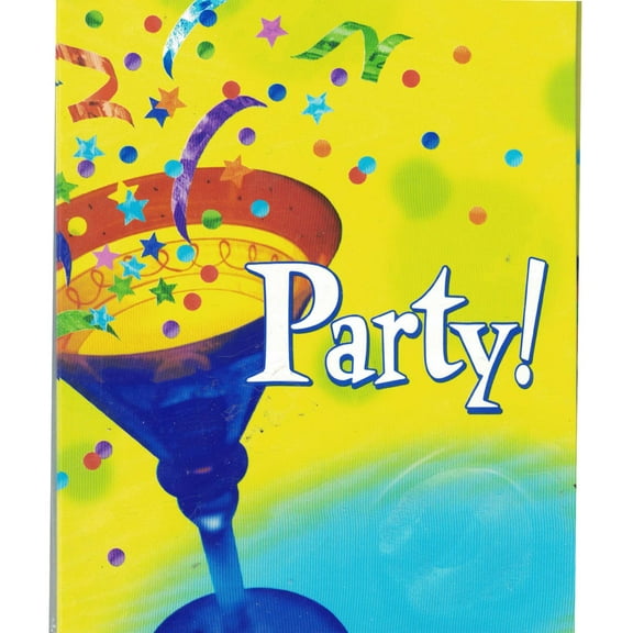 Cheers Party Invitations With Envelopes (8ct)