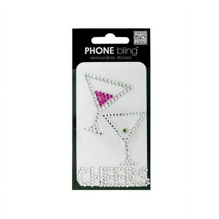 'Cheers' Phone Bling Removable Stickers