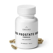 Cheers Prostate Complex Formula | 60 Vegan Capsules for Prostate Support and a Healthy Urinary Tract | Enriched with Plant Extracts | Vitamin B6, Zinc, and Selenium