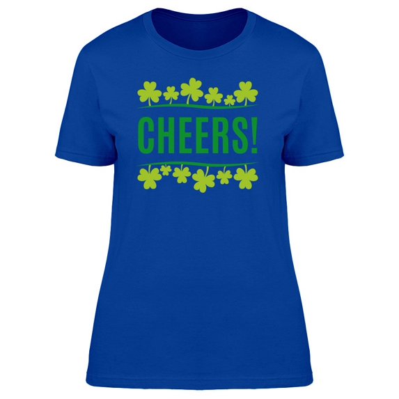 Cheers! Saint Patricks Clovers Tee Women's -Image by Shutterstock