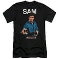 thumbnail image 1 of Cheers Sam Premium Canvas Adult Slim Fit 30/1 T-Shirt Black, 1 of 1