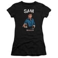thumbnail image 1 of Cheers-Sam - Short Sleeve Junior Sheer Tee - Black- Large, 1 of 1