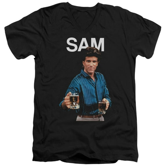 Cheers - Sam - Slim Fit V Neck Shirt - Small