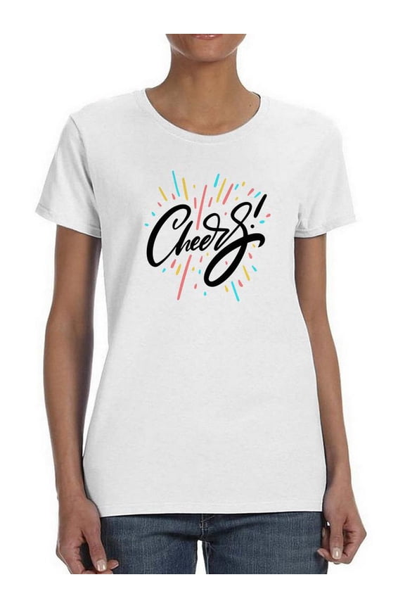 Cheers Shaped T-Shirt Women -Image by Shutterstock, Female XX-Large