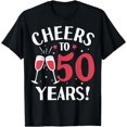 thumbnail image 1 of Cheers To 50 Years Cheers To Fifty Years T-Shirt, 1 of 4