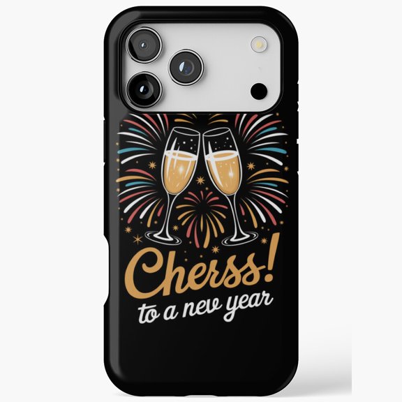 Cheers To A New Year 2026 Toast iPhone Case 17 to 11 Pro Max
