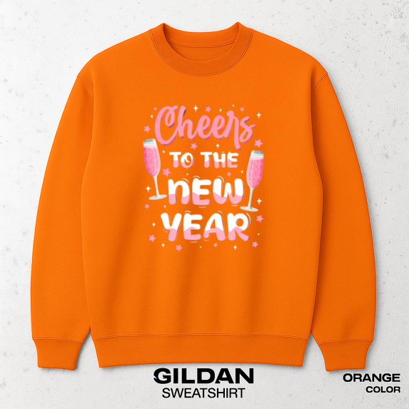 Cheers To The New Year 2026 Champagne New Years Eve Retro Party Sweatshirt