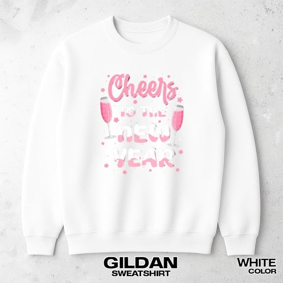Cheers To The New Year 2026 Champagne New Years Eve Retro Party Sweatshirt
