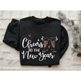 thumbnail image 1 of Cheers To The New Year Sweatshirt – 2025 Happy New Year Sweatshirt – New Year Sweatshirt – Happy New Year Shirt – Holiday New Year Gift Sweatshirt, 1 of 2
