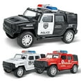 thumbnail image 1 of Cheers.US 1/36 Police Car Model Alloy Die-Cast Pull Back Vehicles Kid Toys for Boy Girl Gift, 1 of 7