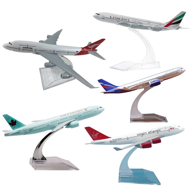 Cheers US 1/400 16cm A330 UK 747 Metal Diecast Plane Model Aircraft Airlines Aeroplane Desktop Toy