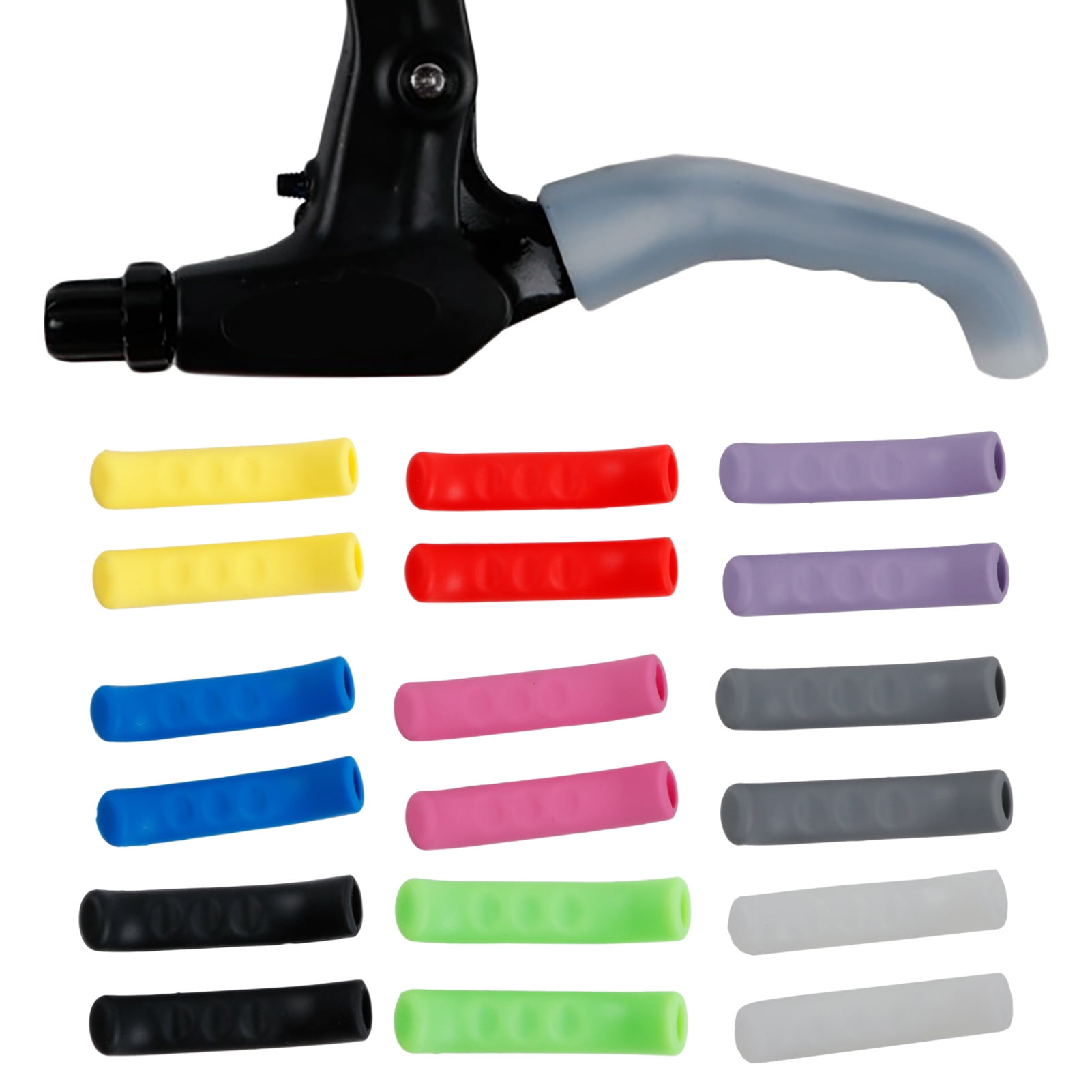 Cheers.US 1 Pair Bicycle Brake Lever Grip Protector Cover Anti-Slip ...