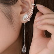 Prosy Gothic Elf Ear Cuffs Silver - Boucles D'Oreilles Cosplay Elfes Vintage 2 Pièces Pour Ados Et Femmes