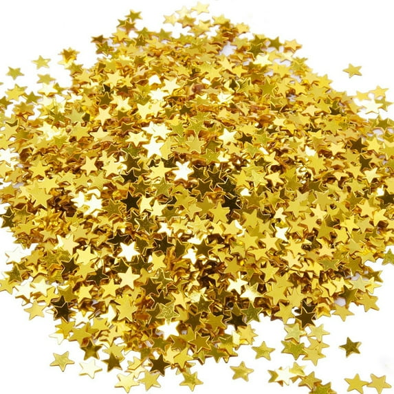 Cheers.US 10 Bags Star Confetti Glitter Star Table Confetti Metallic Foil Stars for Party Wedding Festival Decorations
