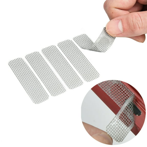Cheers.US 100Pcs Door and Window Screen Repair Kit Mesh Screen Repair Patch Self-Adhesive Replacement Screen Patches for Repair Holes Tearing