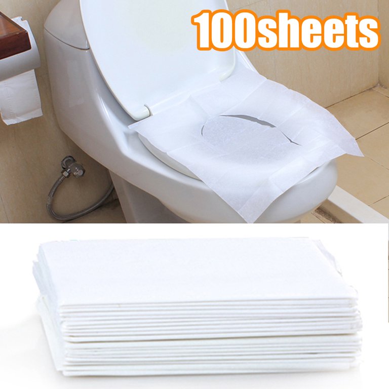 Cheers US 100Sheets Toilet Seat Covers Paper XL Flushable Paper 