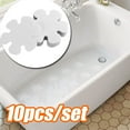 thumbnail image 1 of Cheers US 10Pcs Non-Slip Bathtub Stickers Adhesive Flower Print Bath Treads Non Slip Traction to Tubs Bathtub Stickers Adhesive Decal Anti-slip Appliques for Bath Tub Showers, Pools, Boats, 1 of 7