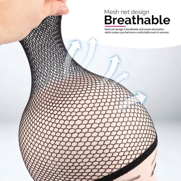 Cheers US 10Pcs/Set Wig Cap, Mesh Wig Cap Net, Closed End Hair Mesh Net Wig Caps, Liner Weaving Caps for Women, Men, Kids